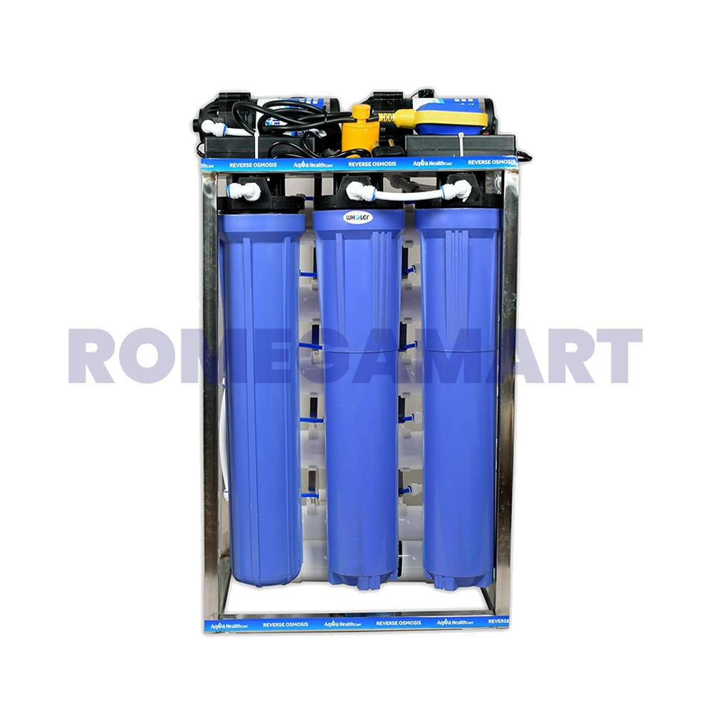 100 LPH Commercial RO Plant Water Purifier System Blue Color - MCLORD