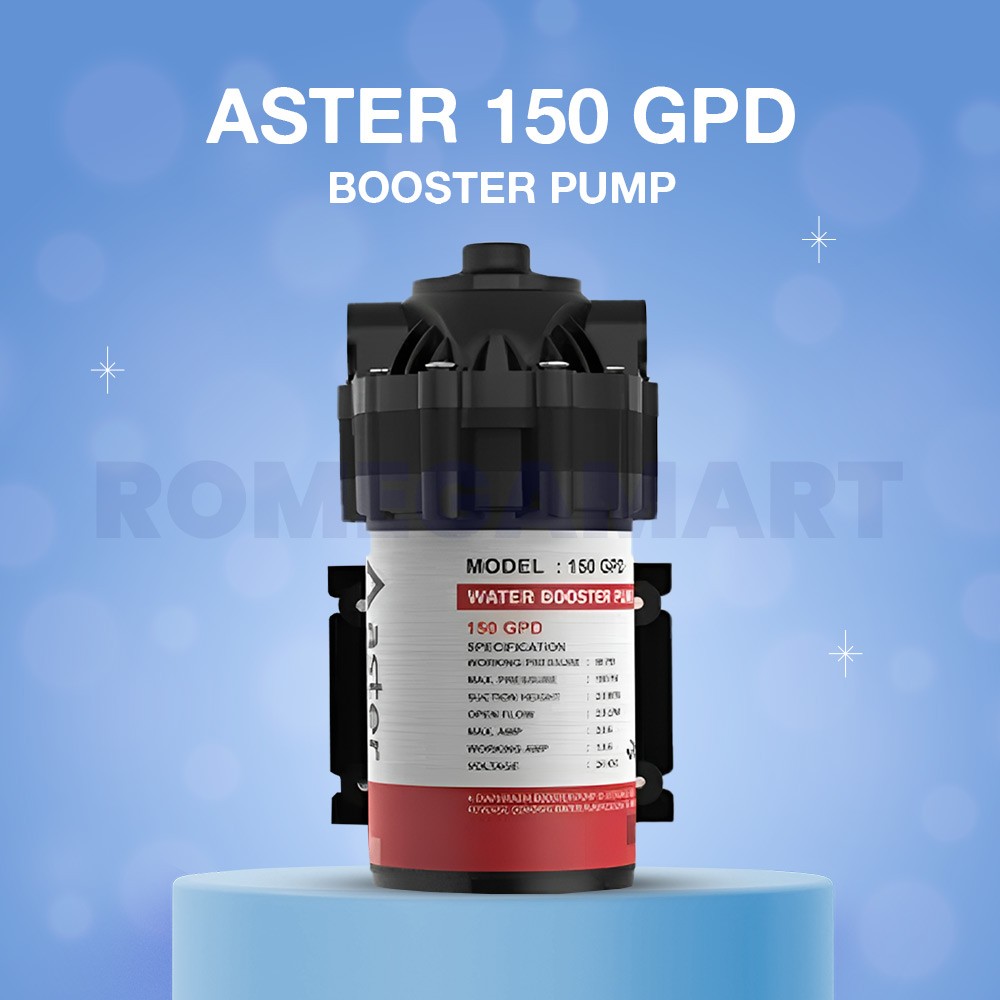 Aster Industries 150 GPD Booster Pump For Domestic RO - ASTER INDUSTRIES