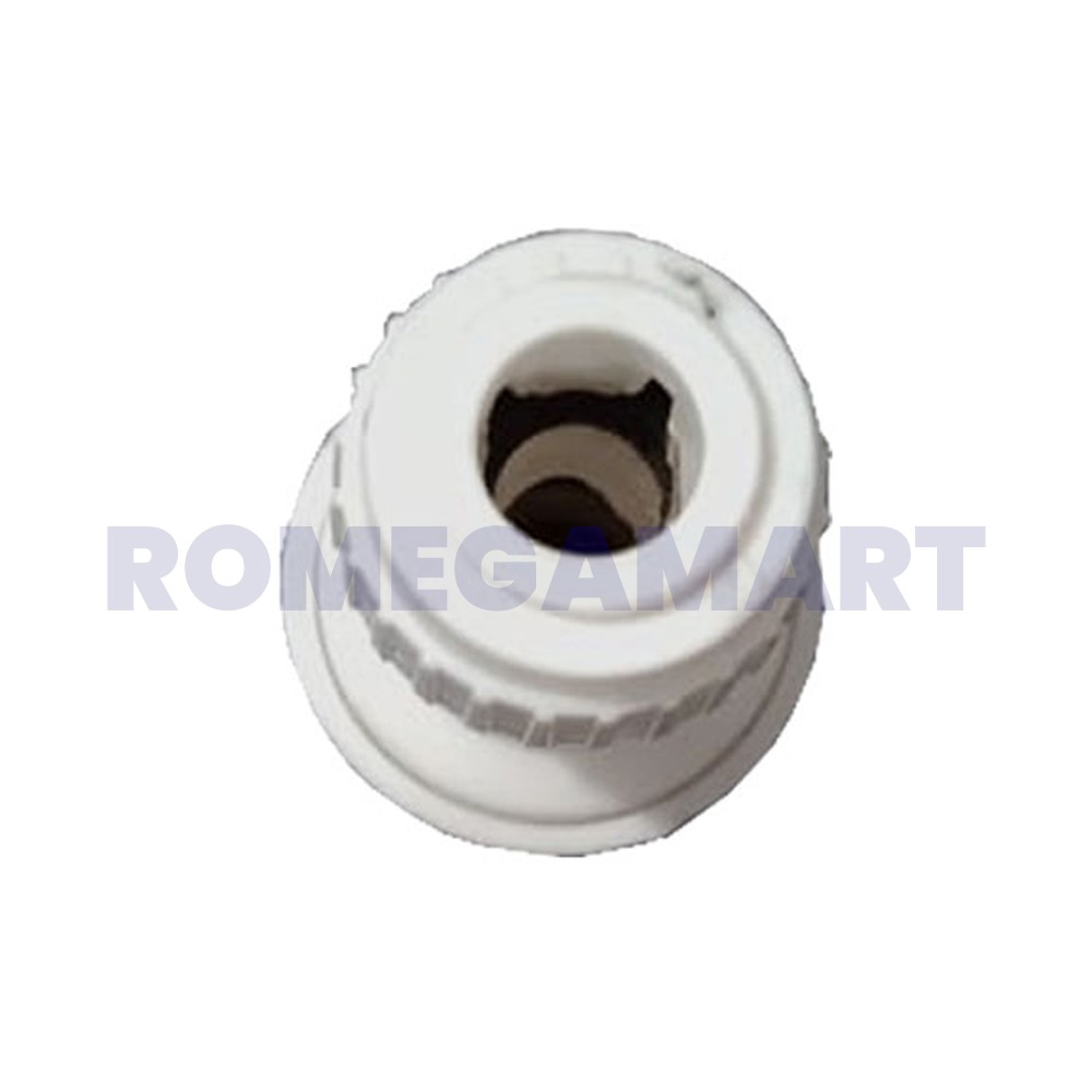 1/4 Inch Straight Pipe Connector For Domestic Ro White Color Plastic Material 50 PCS in 1 Pack - Drink Pure Water