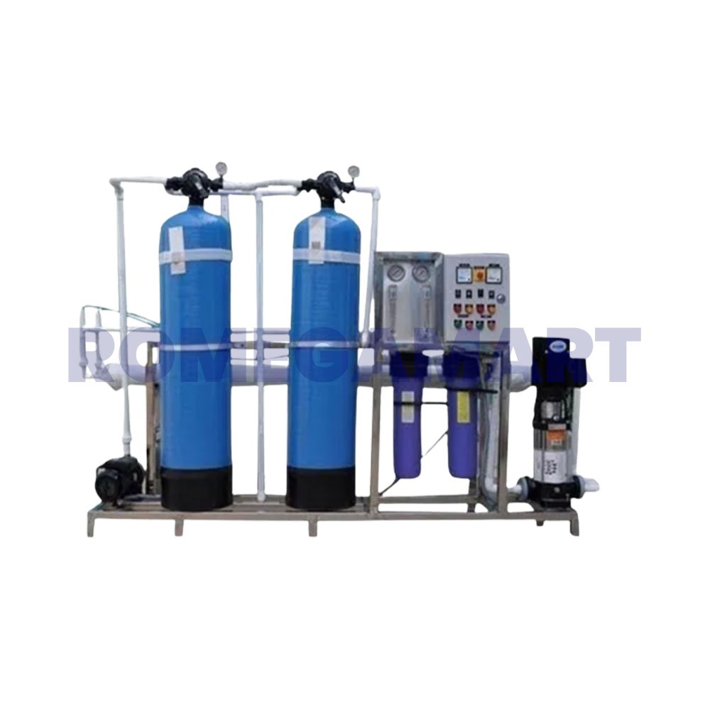 500 LPH FRP RO Water Plant For Industrial Blue Color 1 Phase - Necsal Ro Services