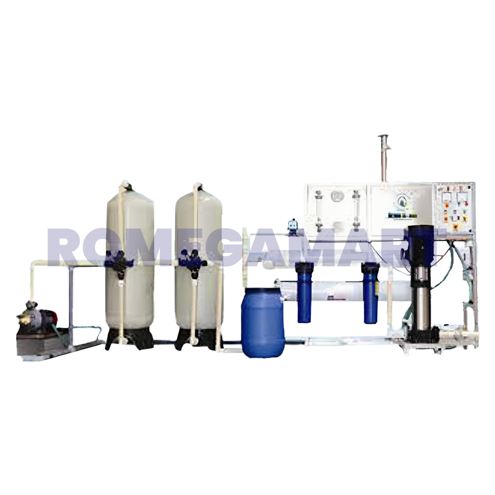 EARTH RO 5000 LPH Industrial RO Plant FRP Materia Blue Color - EARTH RO SYSTEM