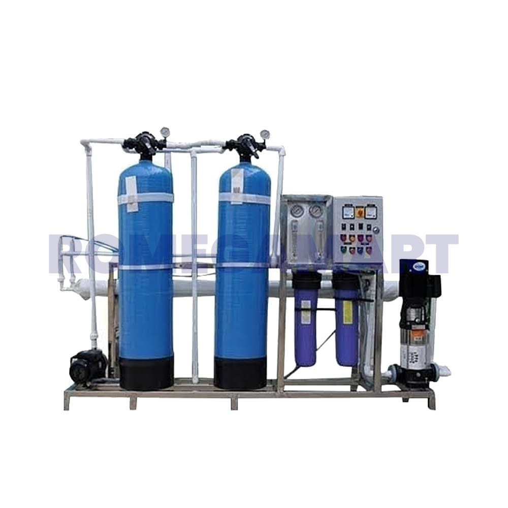 Automatic 500 LPH Commercial RO Plant FRP Material - AYUSH AQUA SYSTEM