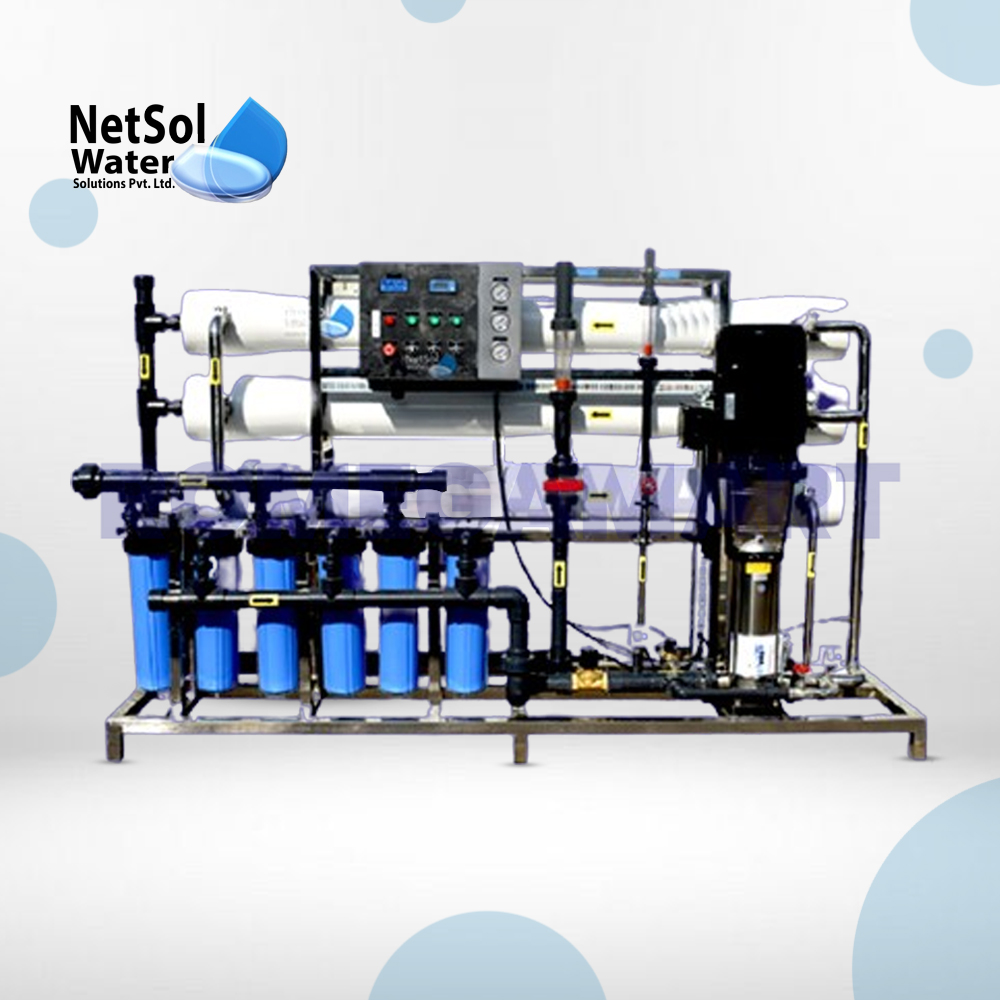 Semi-Automatic 6000 LPH Industrial Reverse Osmosis Treatment Plant 60-65 %  Max Water Recovery Rate - NETSOL WATER SOLUTIONS PRIVATE LIMITED