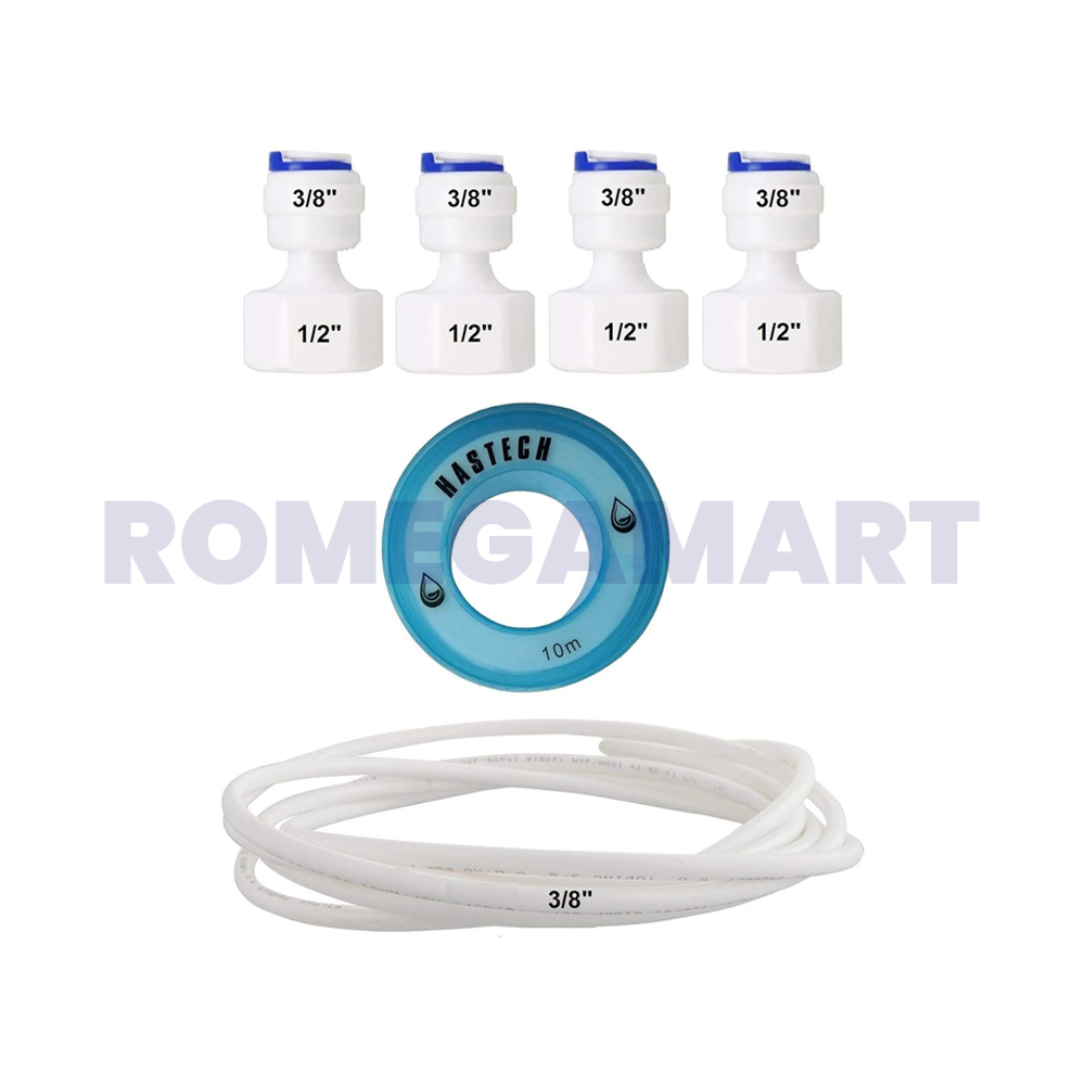 ACUALINE RO Female Direct Valve Straight Connector Push Fit Connection For All Water Purifier - CO ORBITAL INDIA 