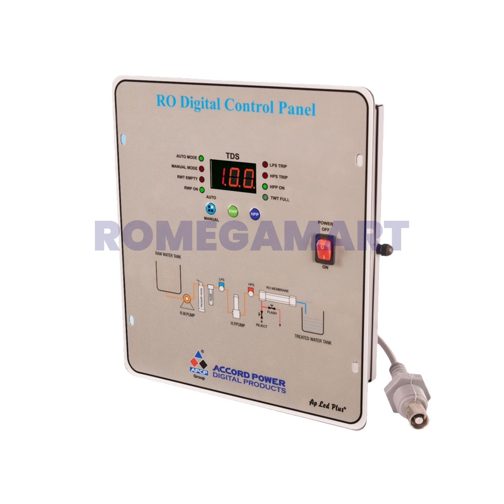 Accord AP LED PLUS With TDS Reverse Osmosis Digital Control Panel For Ro Plant