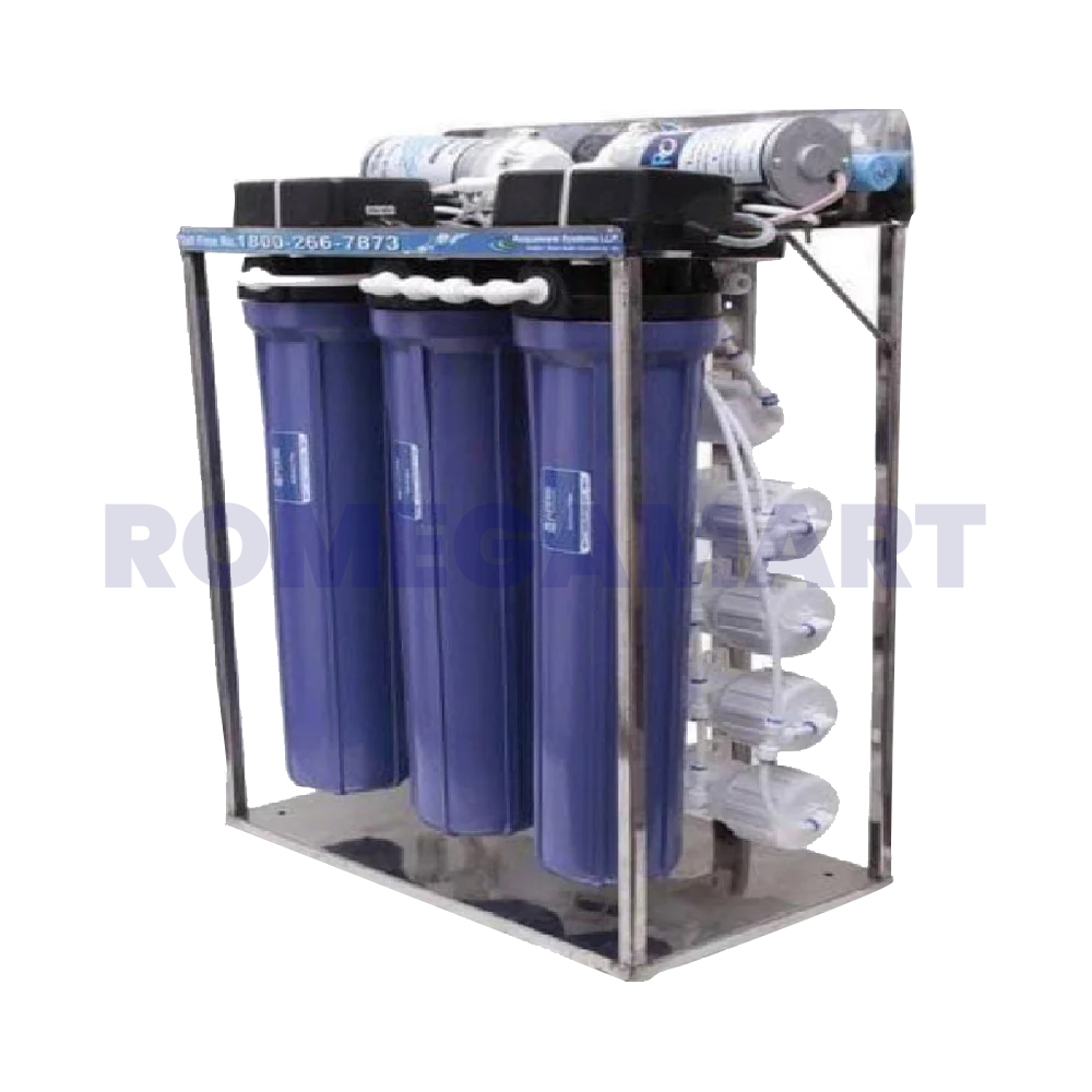 200 LPH Mineral Water Plant Automatic Blue Color For Water Treatment  - AYUSH AQUA SYSTEM