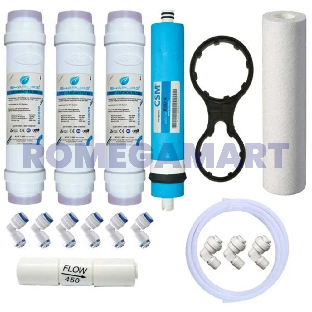 Best RO Kit With CSM Membrane Works Upto 3000 TDS For All Types of Domestic System - Sha Traders