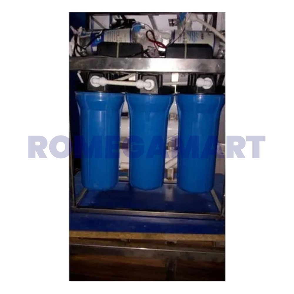 50 LPH FRP Commercial RO Water Plant Blue Color 1 Phase - NECSAL RO SERVICES