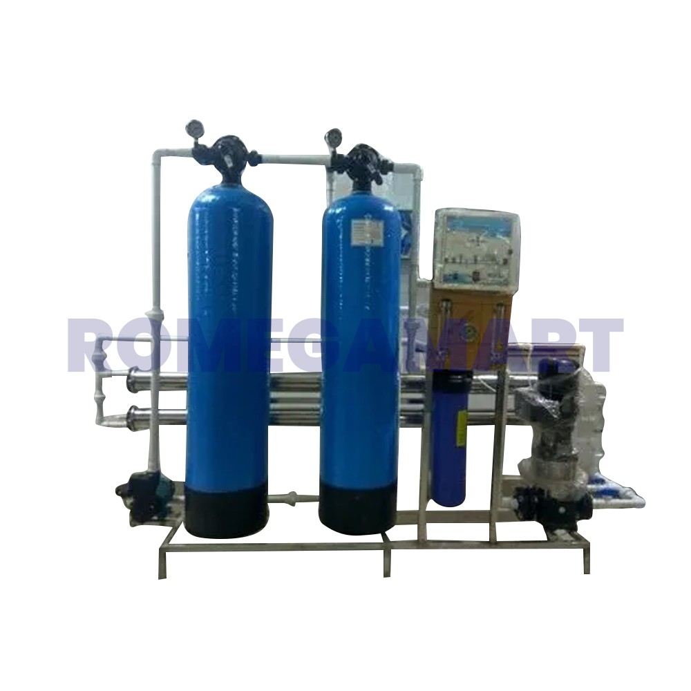 DPW 1000 LPH Commercial RO Plant FRP Material Blue Color Dual Vessel - Drink Pure Water