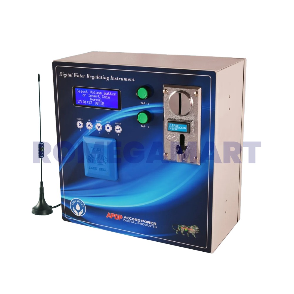 Digital Water Vending Machine Control Device Combo 1 GSM Card And Multi Coin Acceptor - Accord Power Digital Products