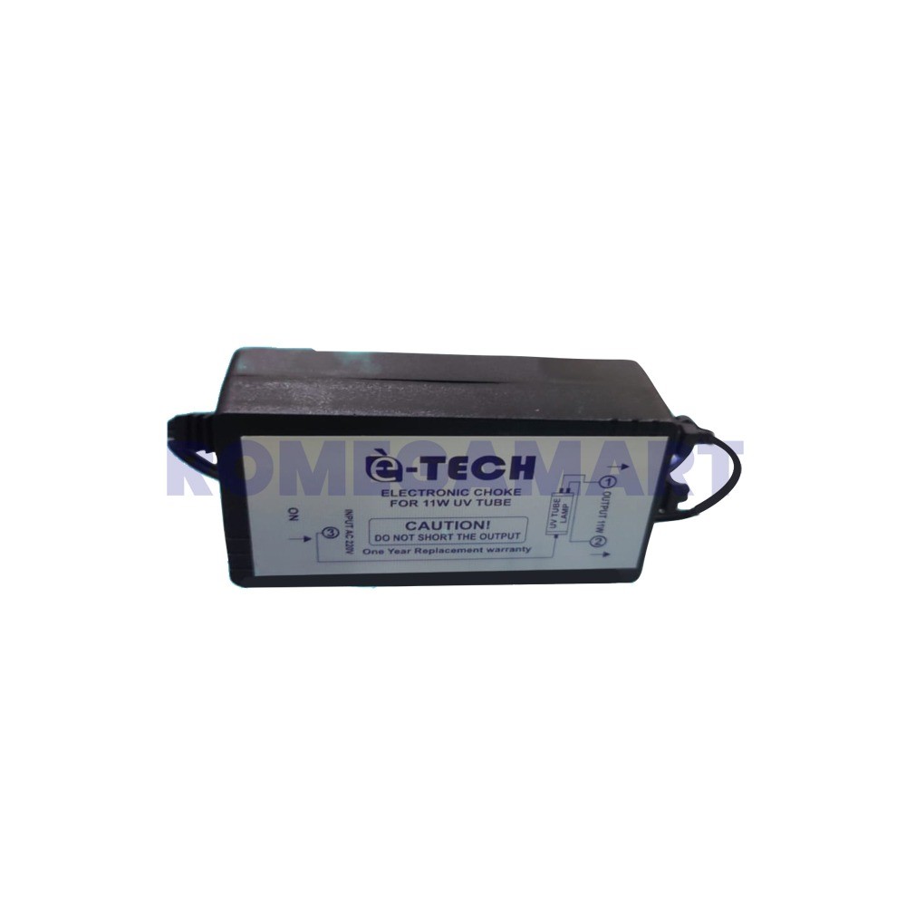 E-Tech Electronic Choke For 11W UV Tube UV Choke AC 220V For Domestic RO - Eurofab Electronics PVT LTD