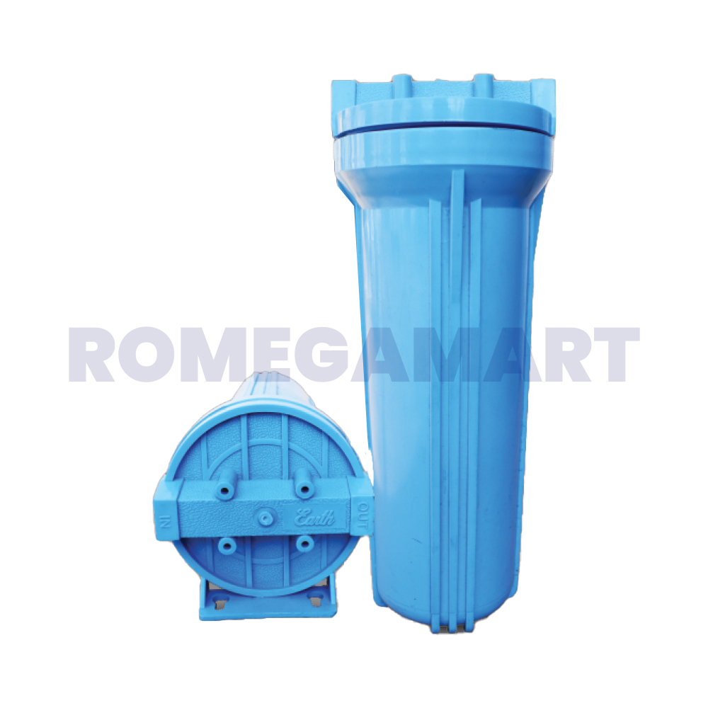 Earth RO System 10 Inch Pre Filter Housing Blue Color Heavy Weight Suitable For All Types Domestic RO - EARTH RO SYSTEM