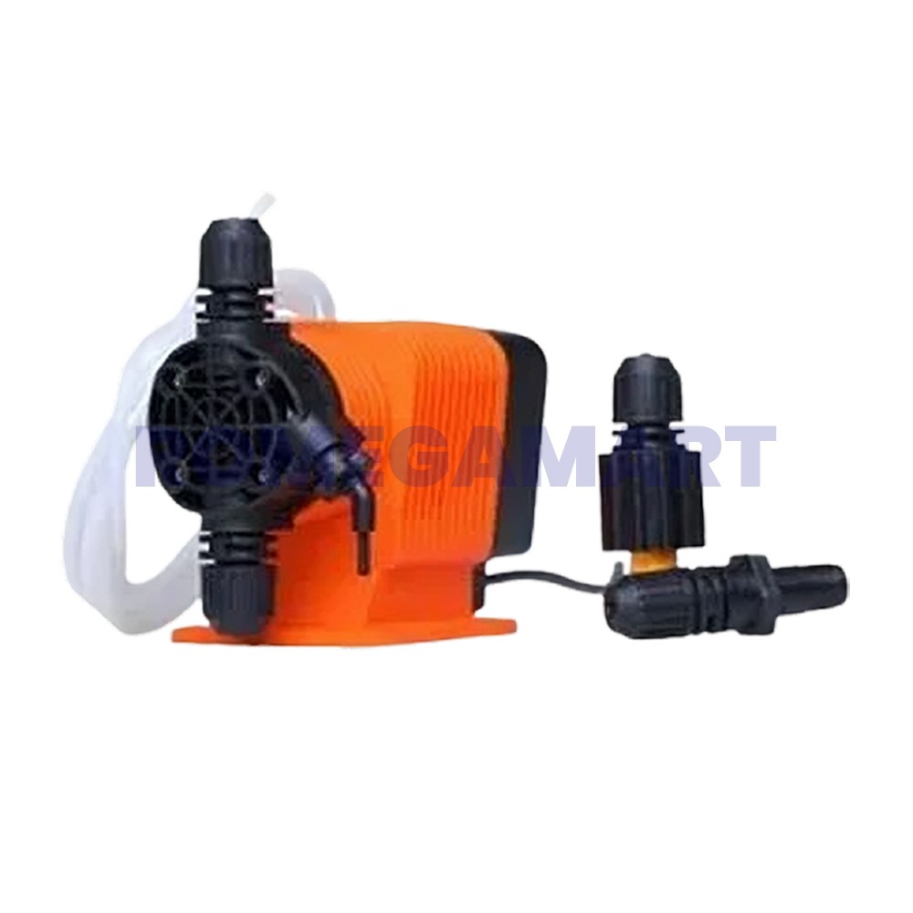 FLUXMAX Alum Dosing Pump For Industrial RO Use Electric Orange With Black Color - IPC PUMPS INDIA PRIVATE LIMITED