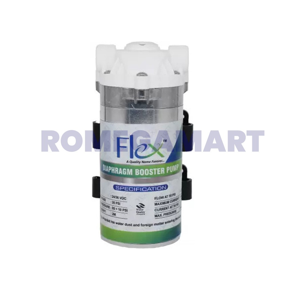 Flex 100 GPD Pump For Domestic RO Water Purifier Working Pressure 70 PSI - Eurofab Electronics PVT LTD