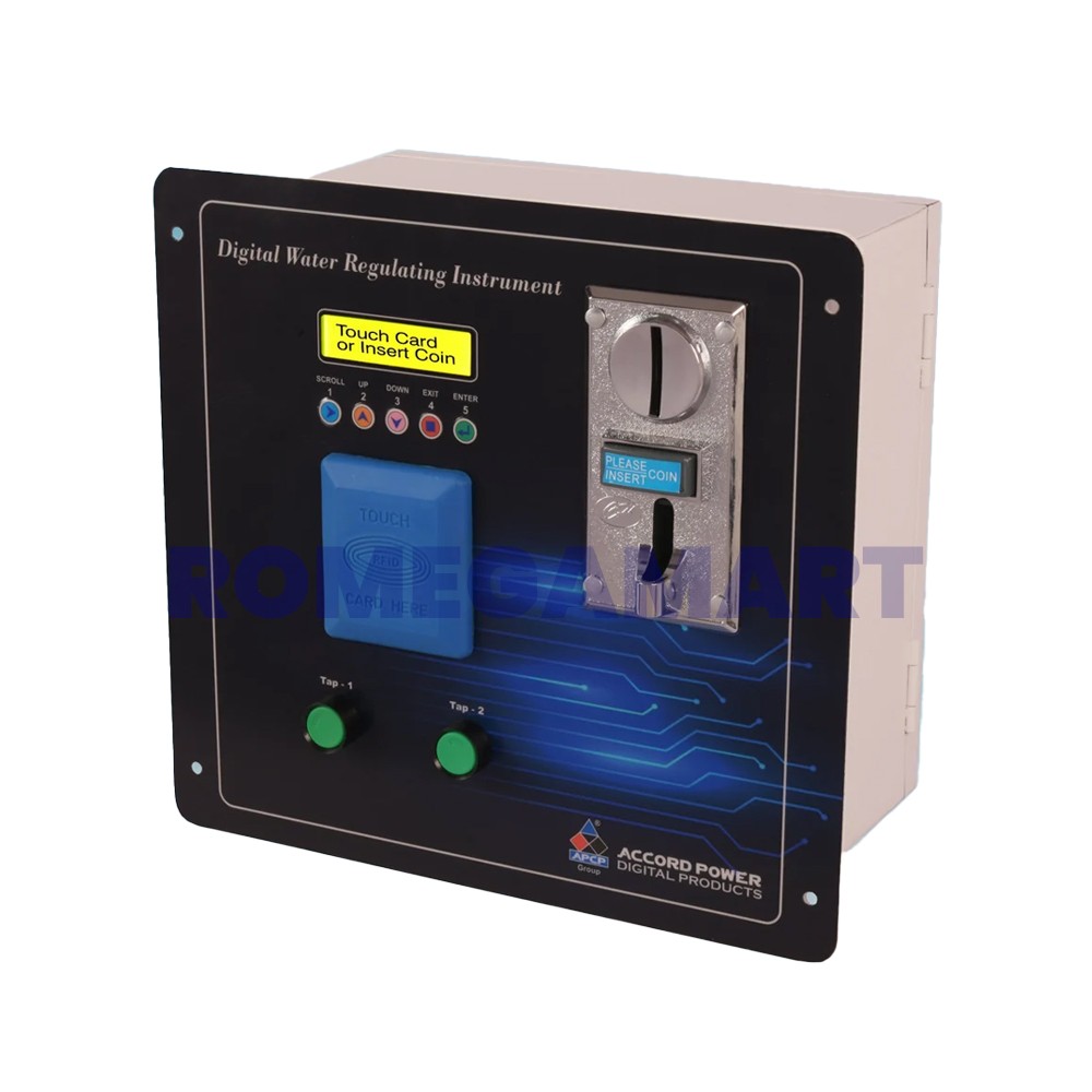 GSM/GPRS Based Water Vending Machine With RFID Card And Multi Coin Operated - Accord Power Digital Products
