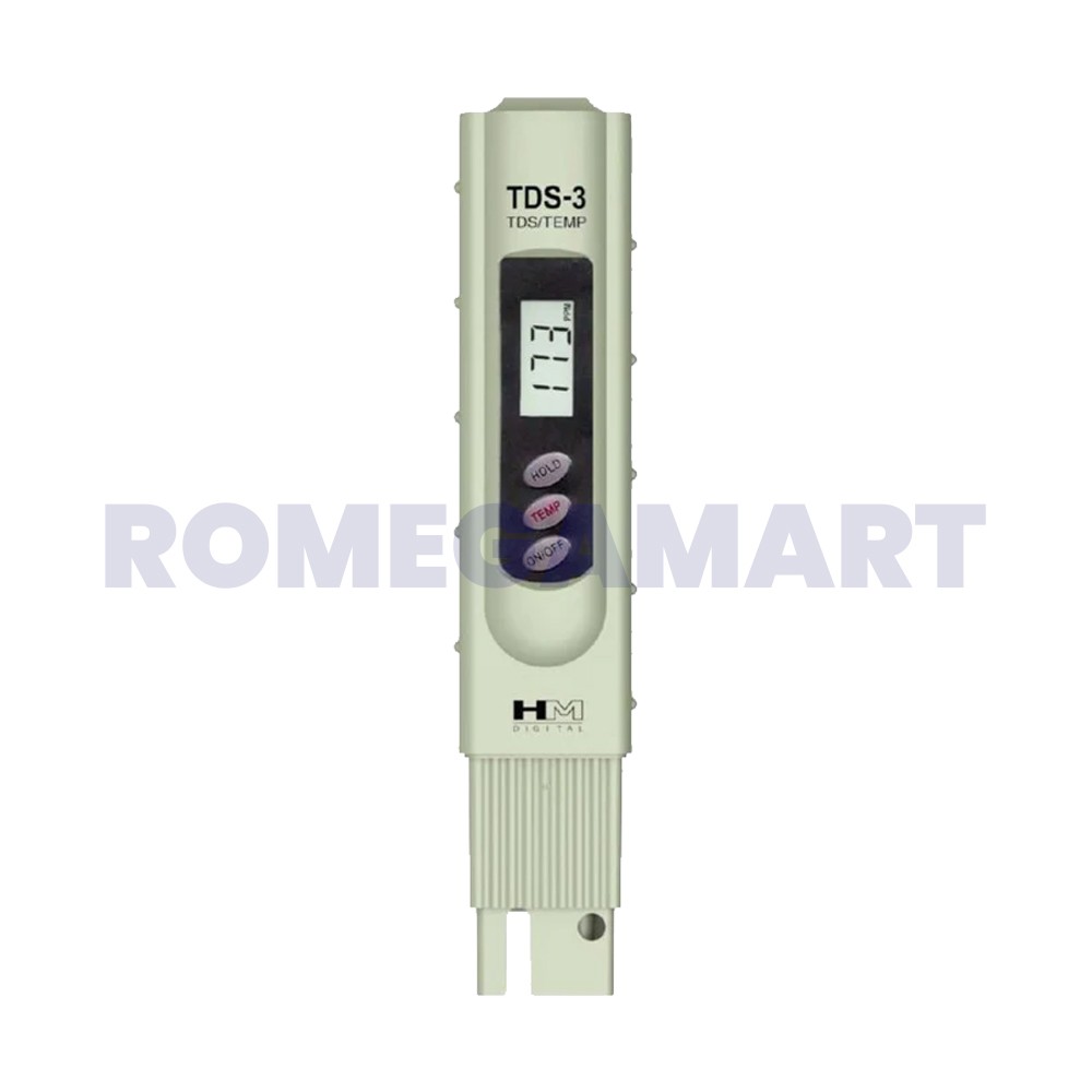 HM TDS Meter - Automatic Temperature Compensation (ATC), TDS-3 - HM Digital India Private Limited