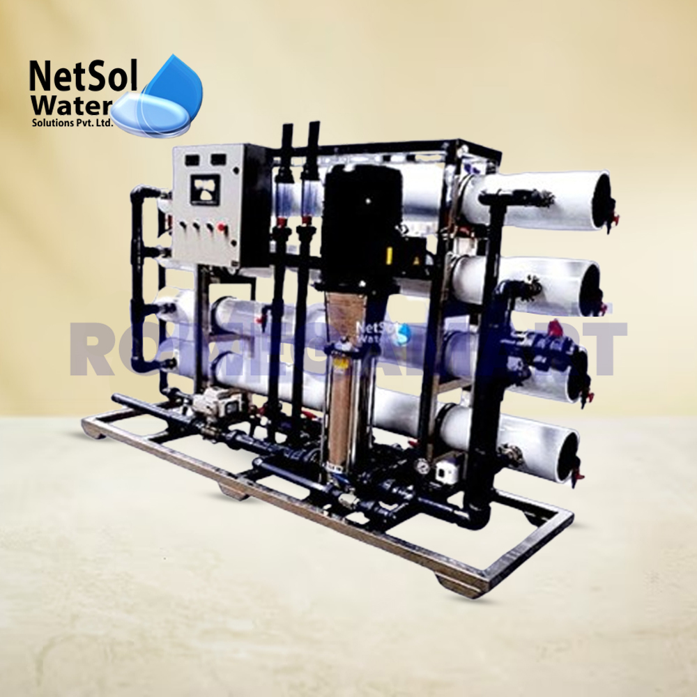 High-capacity 8000 LPH RO Water Treatment Plant FRP Material for Industrial Use - NETSOL WATER SOLUTIONS PRIVATE LIMITED