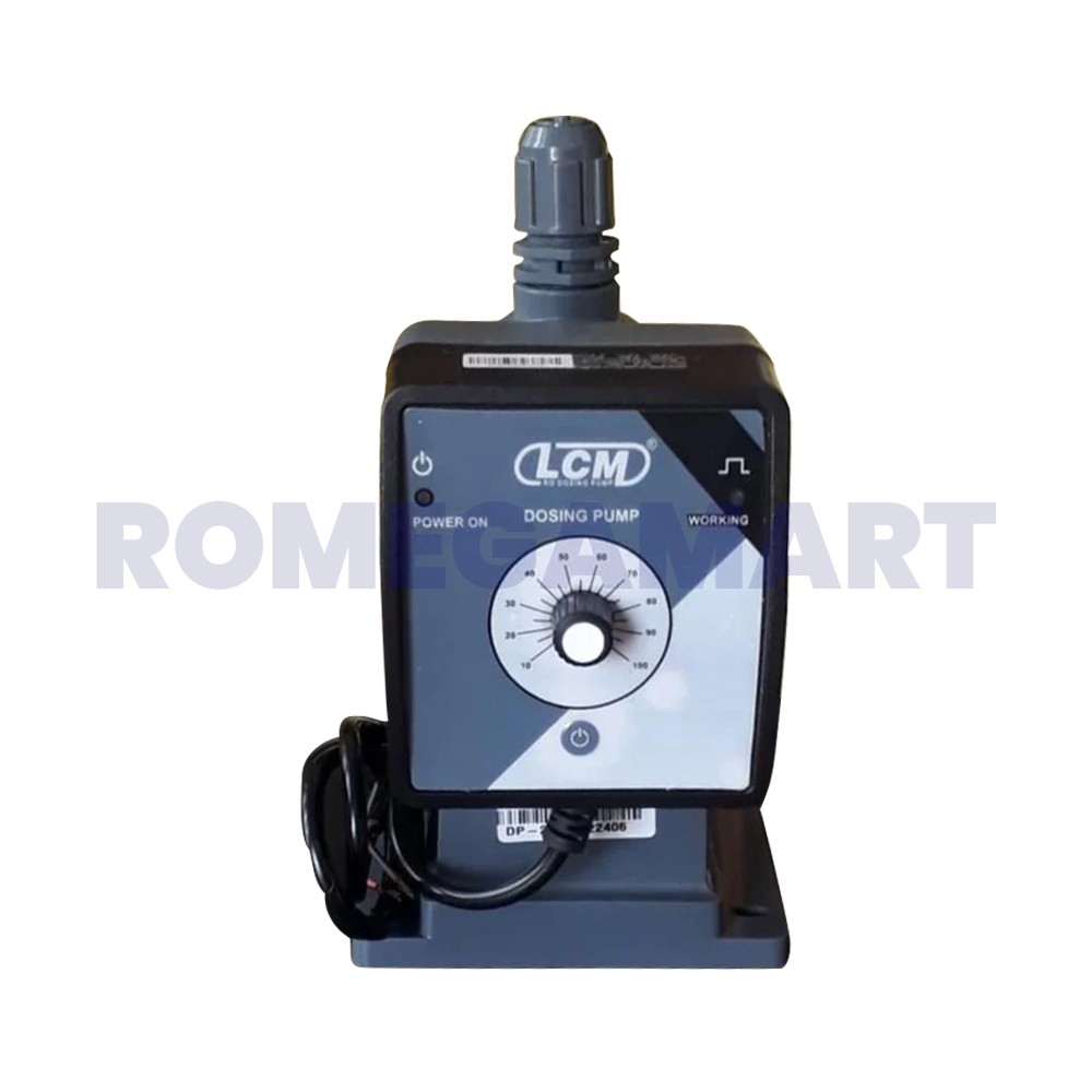 LCM Electronic Dosing Pump For Industrial 15 to 20 LPH Black Color - Ions Robinson India Pvt. Ltd.