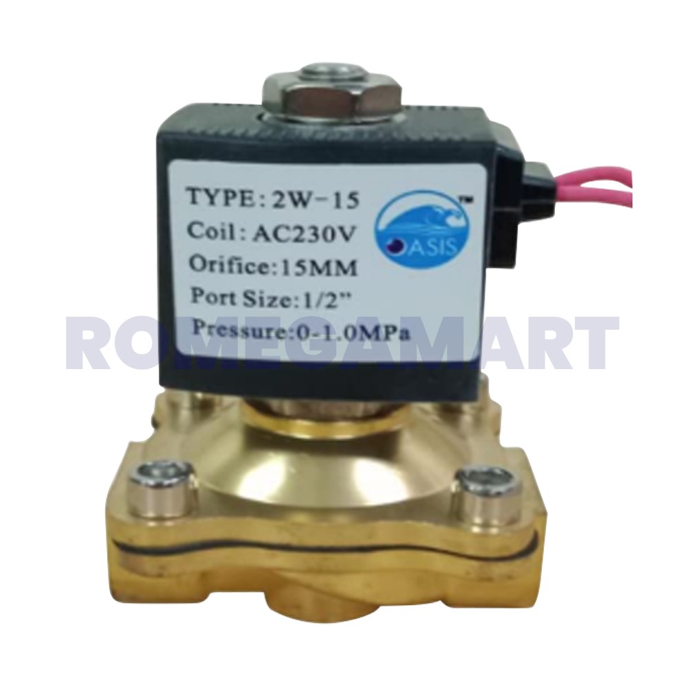Oasis Solenoid Valve Orifice Size-15MM For Industrial Use - OCEAN STAR TECHNOLOGIES PRIVATE LIMITED