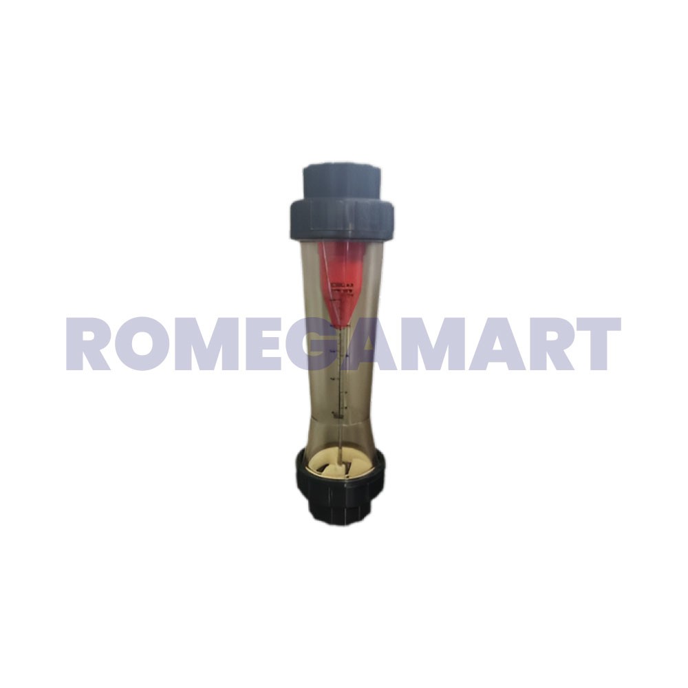 Poly Carbonate CWC 65 400 LPM 110 GPM Rotameter For Water - Chasten Water Components