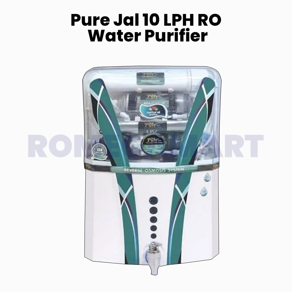 Pure Jal White 10 Liter Capacity  RO Water Purifier - NECSAL RO SERVICES