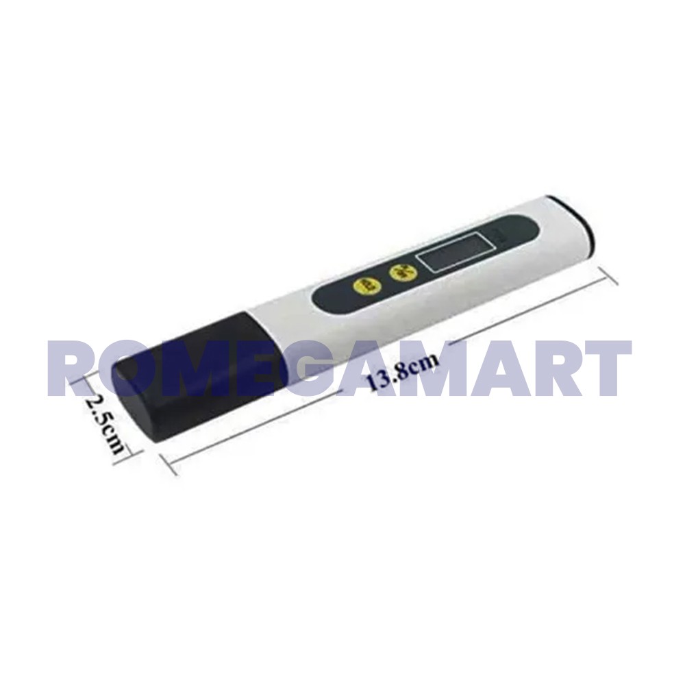 Shapure Pre-Calibrated Pen Type Digital LCD TDS Meter Tester Silver Color for Water Quality Testing - Sha Traders