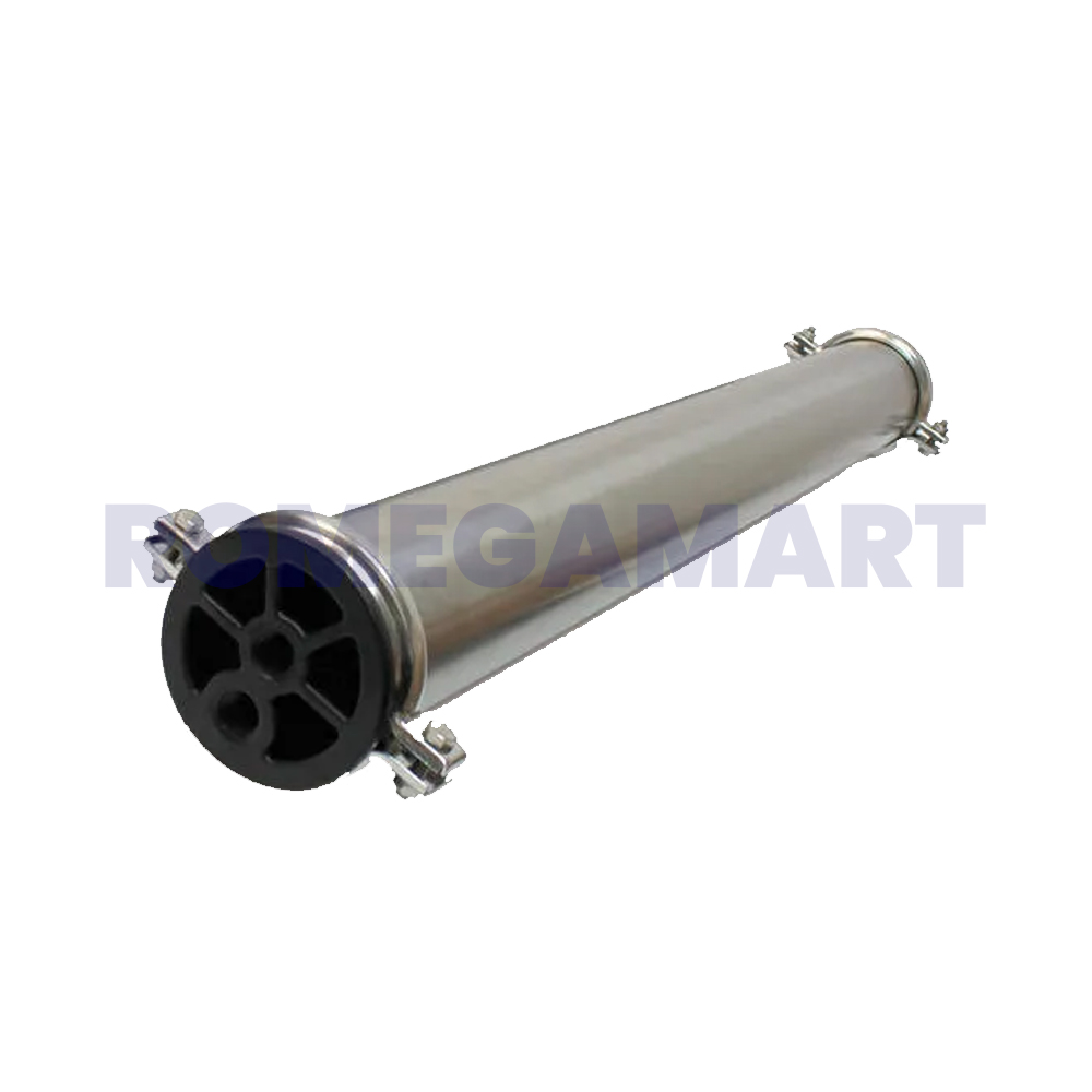 Stainless Steel RO Membrane Housings Imported 4040 For Industrial Use - Ayush Aqua System 