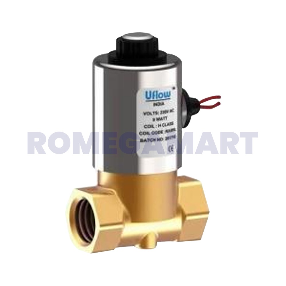 Uflow MBN 24 Steam Solenoid Valve Brass-Material For Industrial Use Size-1/2" Inch - OCEAN STAR TECHNOLOGIES PRIVATE LIMITED